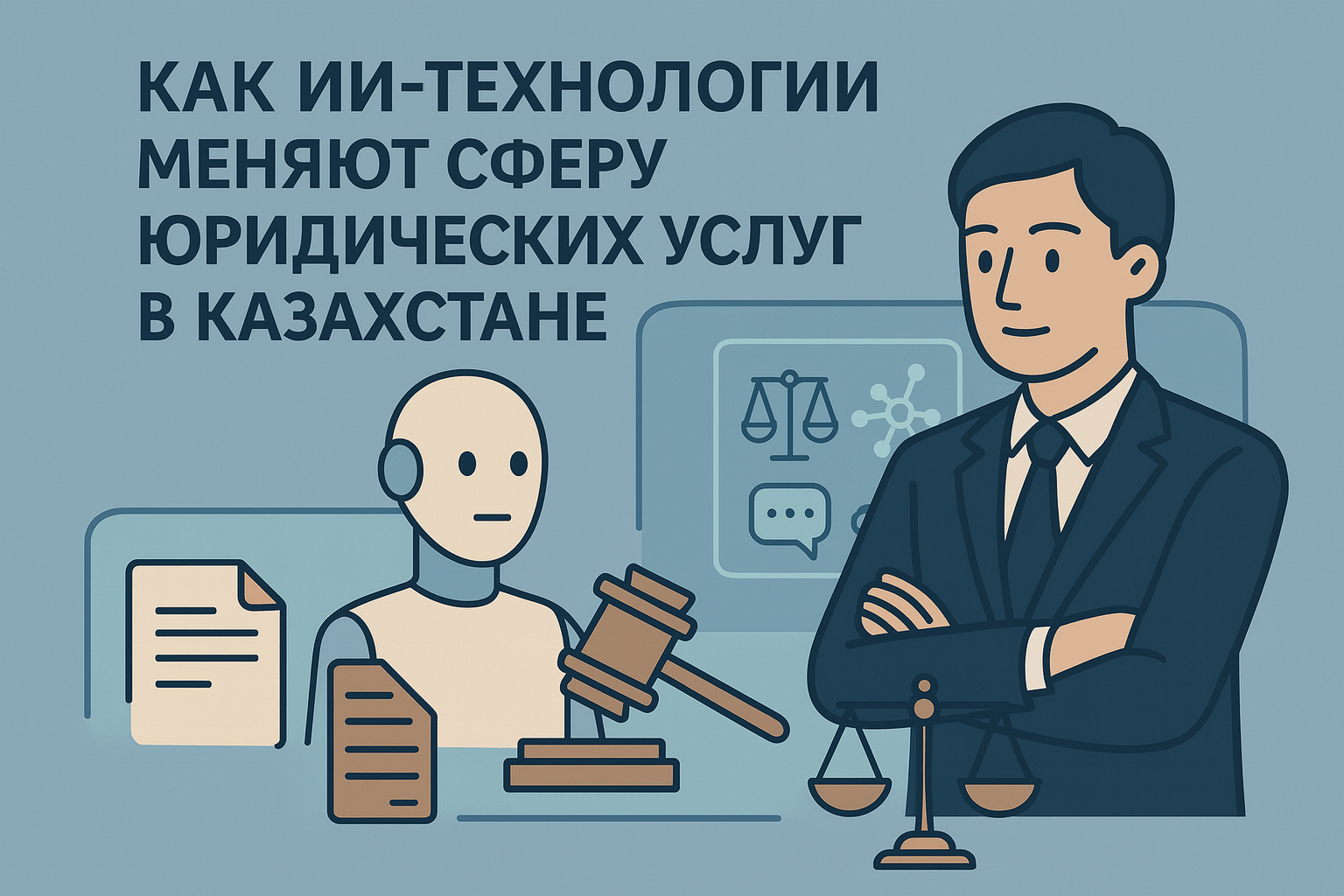 КАК ИИ-ТЕХНОЛОГИИ МЕНЯЮТ СФЕРУ ЮРИДИЧЕСКИХ УСЛУГ В КАЗАХСТАНЕ