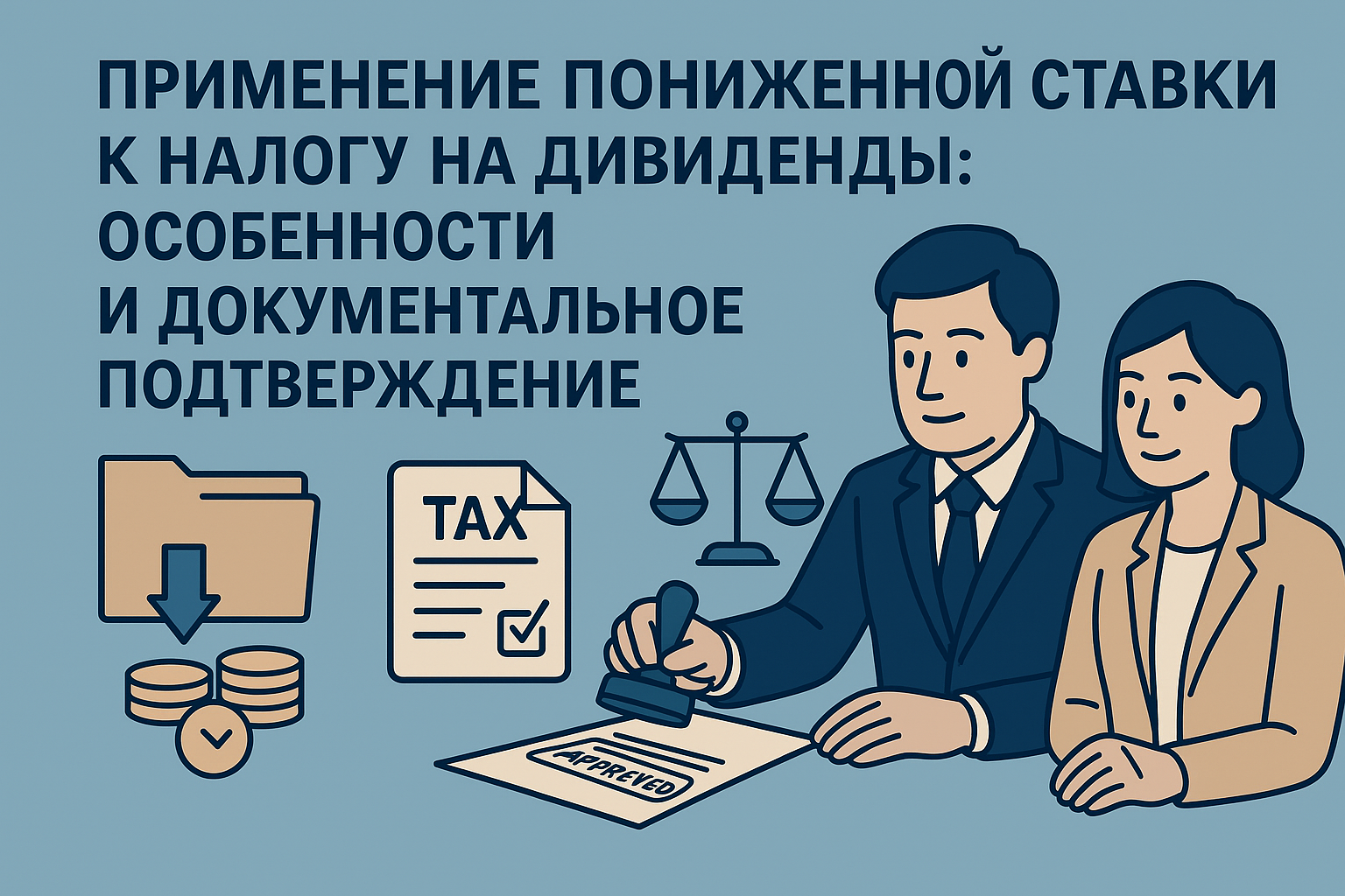 ПРИМЕНЕНИЕ ПОНИЖЕННОЙ СТАВКИ К НАЛОГУ НА ДИВИДЕНДЫ: ОСОБЕННОСТИ И ДОКУМЕНТАЛЬНОЕ ПОДТВЕРЖДЕНИЕ